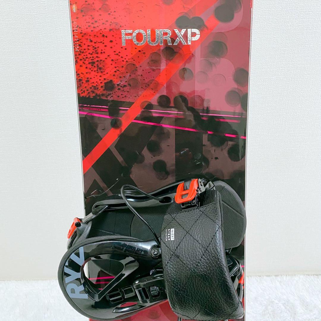 YONEX 4XP スノーボード 155 FLUX XP バイン、収納バッグ付き