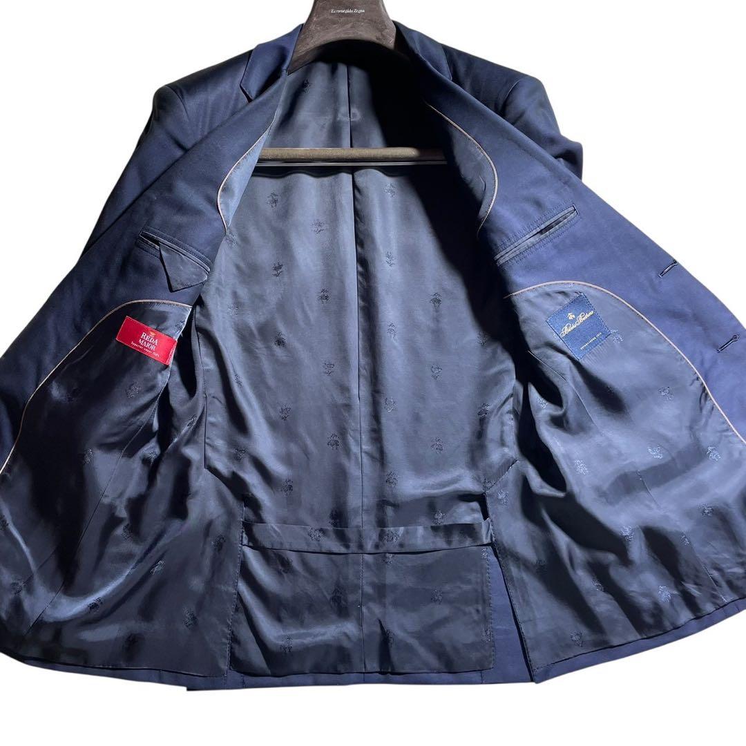 ブルックスブラザーズ×REDA　スーツ　セットアップ　ネイビー　super150