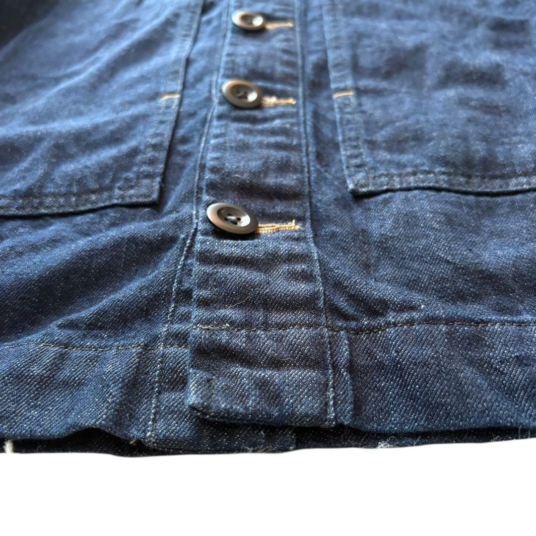 マーガレットハウエル☆MHL.×キャントン デニムジャケット インディゴ 36