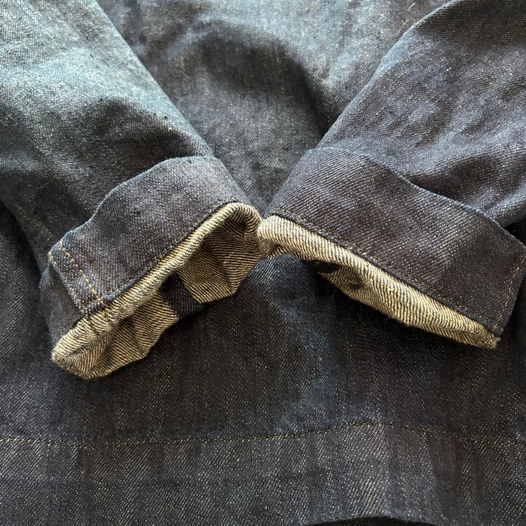 マーガレットハウエル☆MHL.×キャントン デニムジャケット インディゴ 36