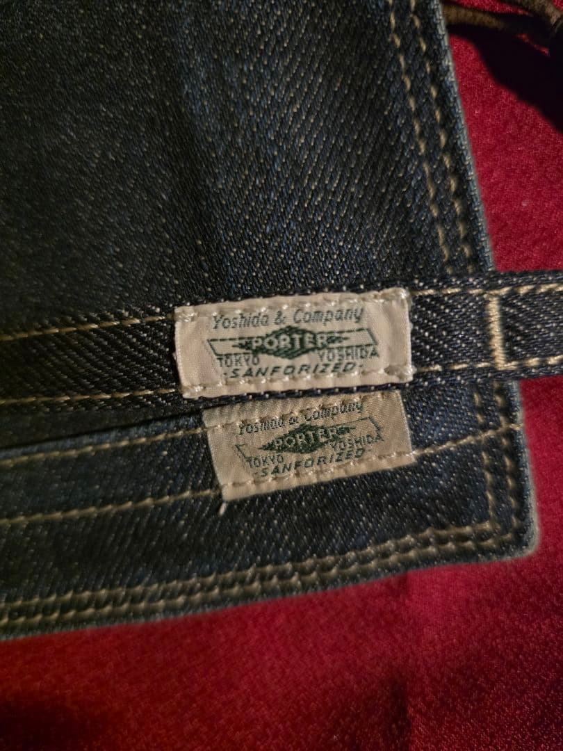 PORTER サンフォライズドデニム ウォレット