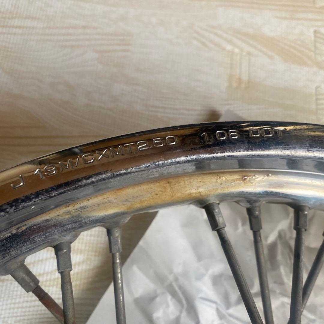 ドラッグスター400 19インチホイール