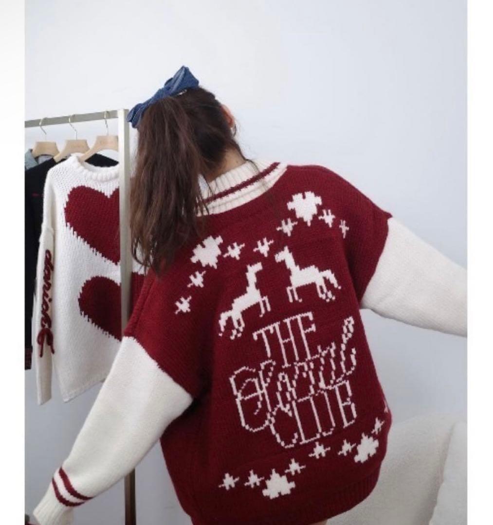 ダーリッチ　THE Social CLUBニットブルゾン