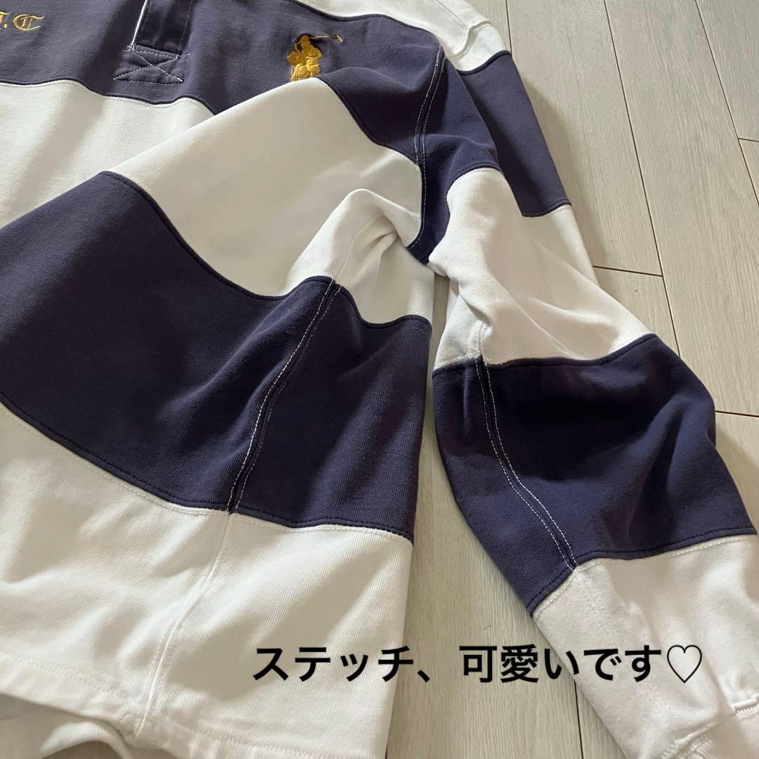レア 90s NYC限定 ポロバイラルフローレン ラガーシャツ ビッグポニー