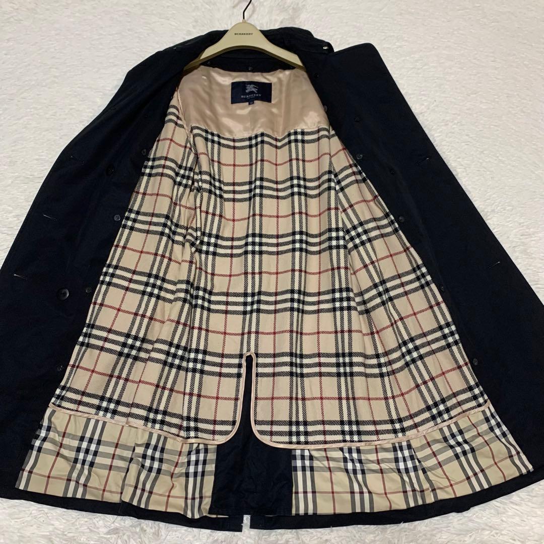 美品　バーバリーロンドン　トレンチ　ノバチェック　ライナー　ベルト　ブラック