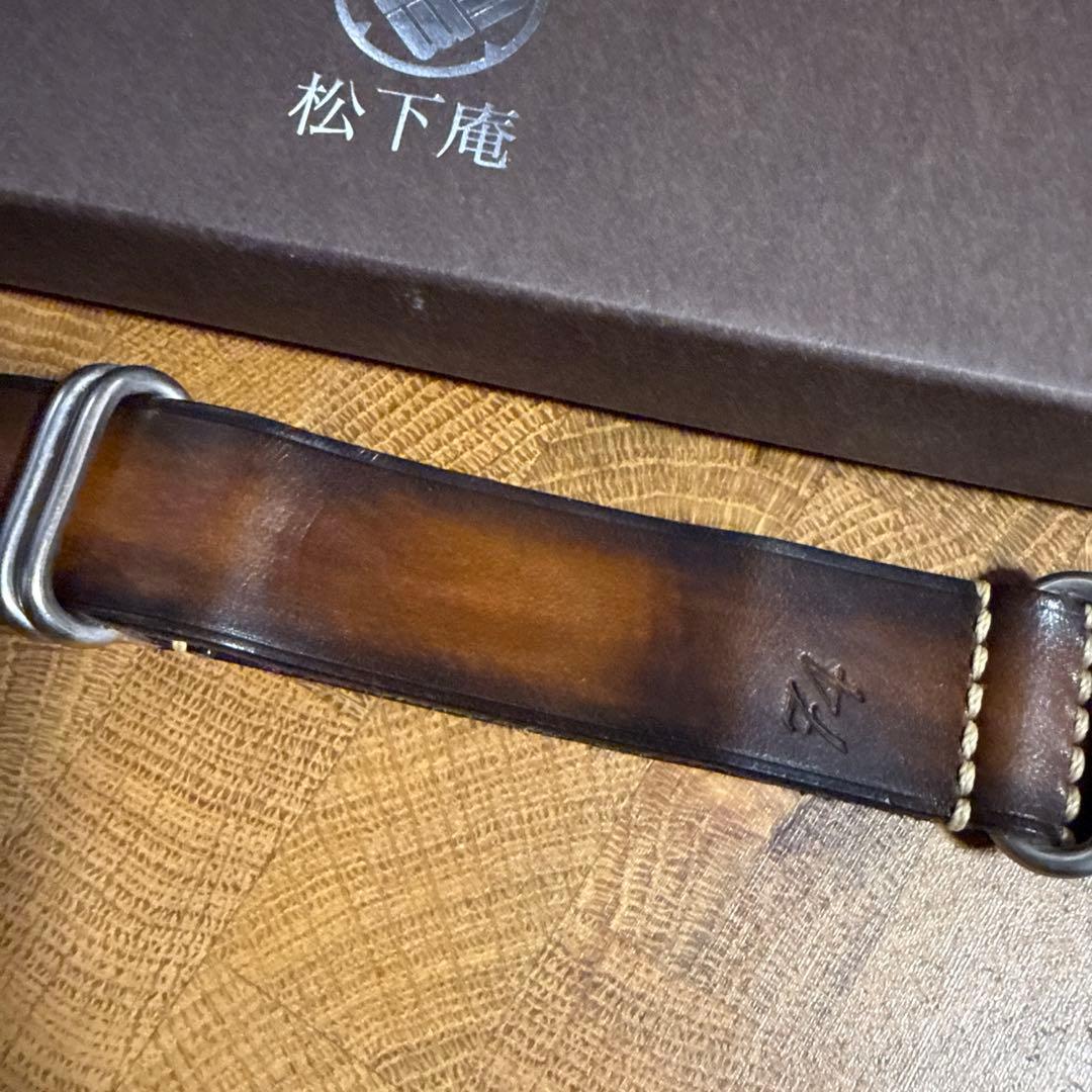 松下庵　M74 NATO　DIABORO/1940レザー ベルト 24㎜
