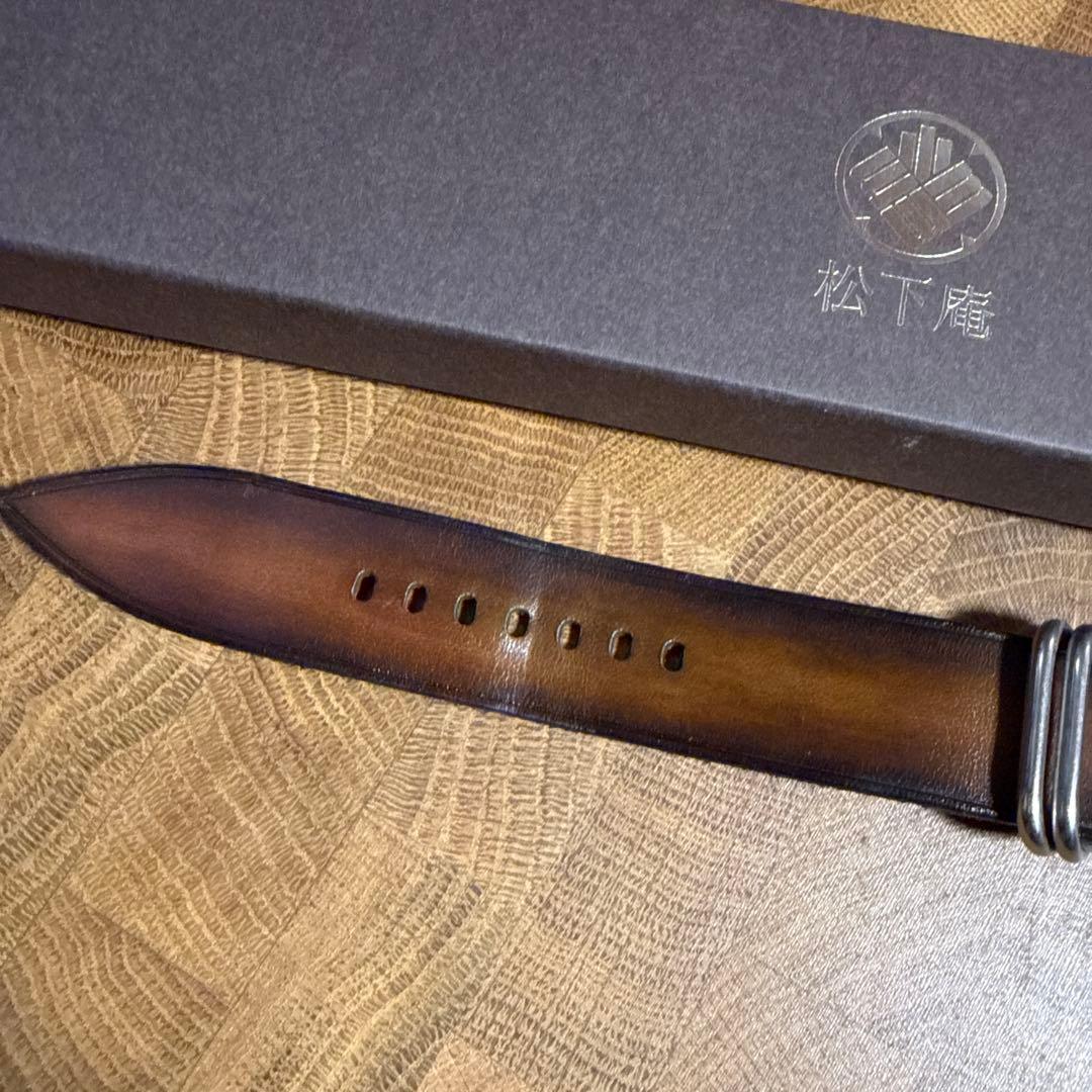 松下庵　M74 NATO　DIABORO/1940レザー ベルト 24㎜