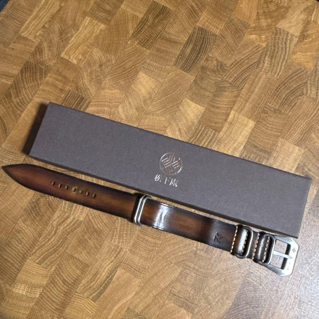 松下庵　M74 NATO　DIABORO/1940レザー ベルト 24㎜