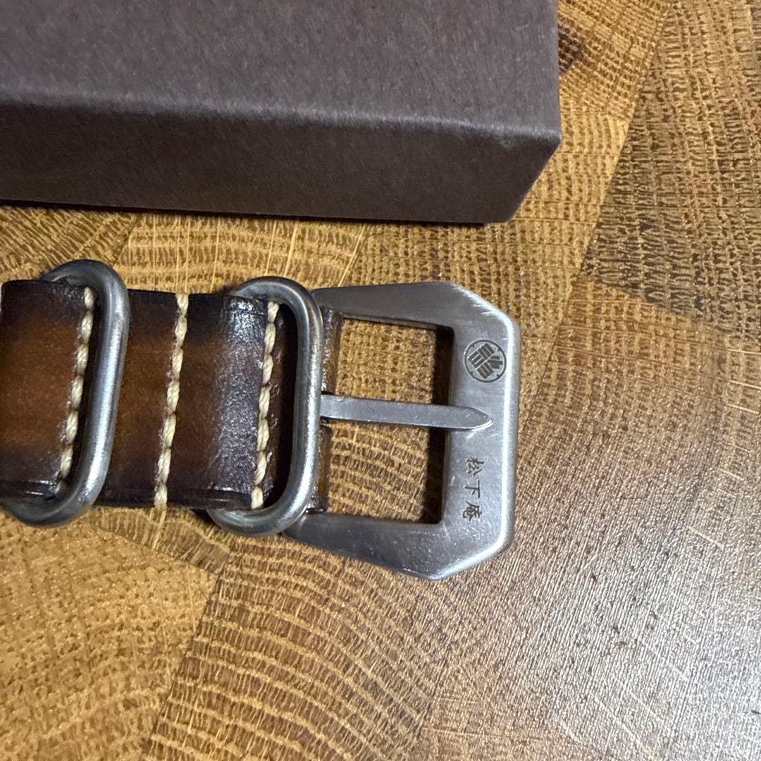 松下庵　M74 NATO　DIABORO/1940レザー ベルト 24㎜