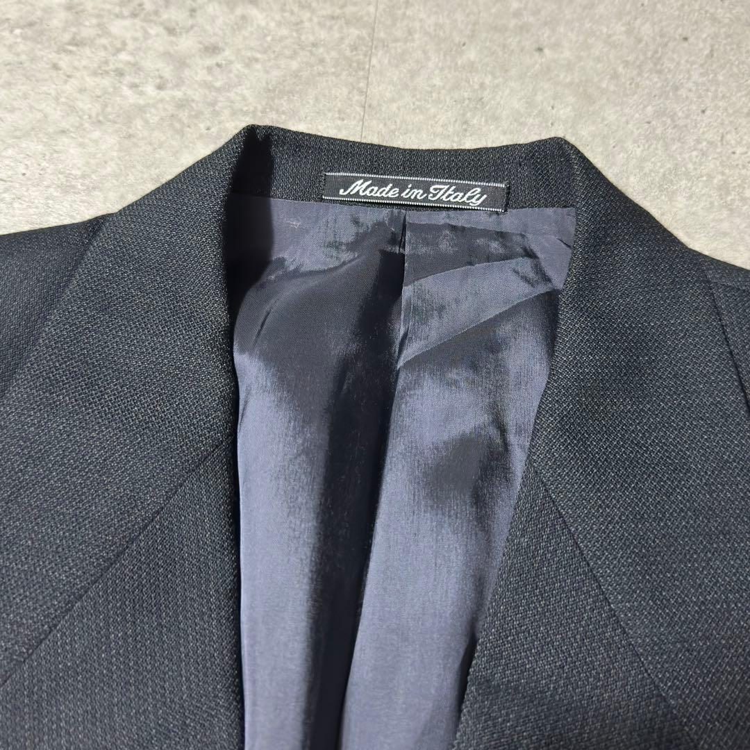 Giorgio Armani セットアップ ウールナイロン ダークグレー ワイド