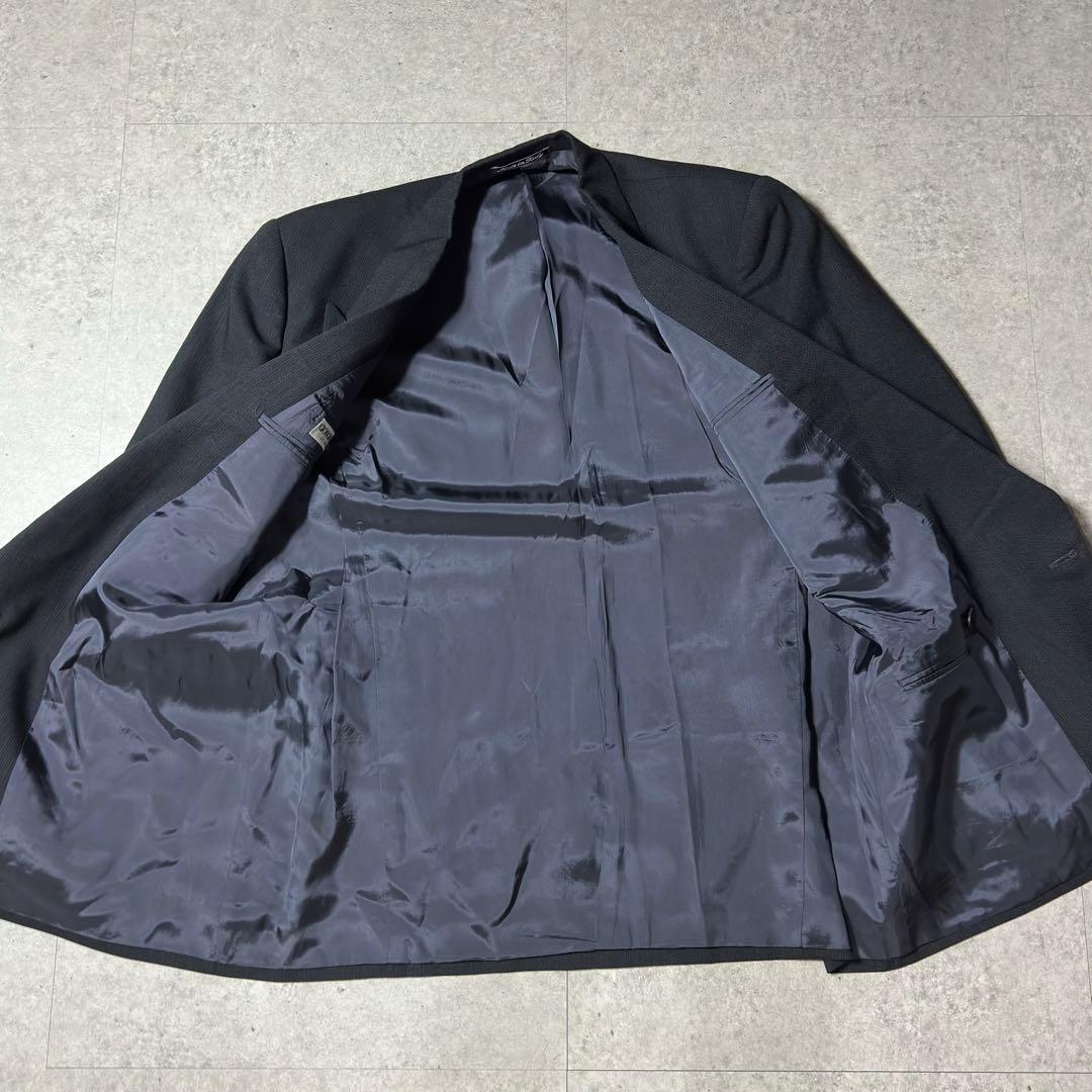 Giorgio Armani セットアップ ウールナイロン ダークグレー ワイド