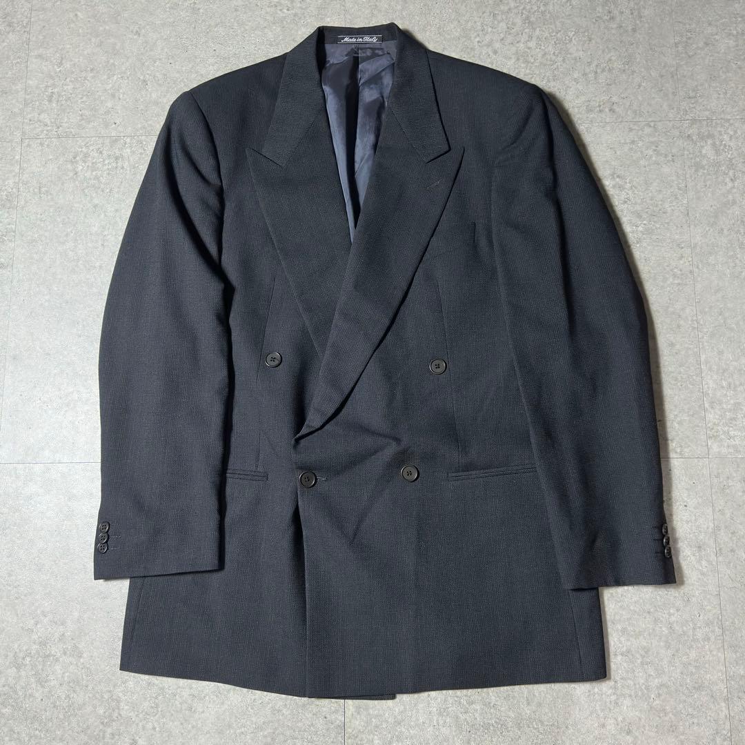 Giorgio Armani セットアップ ウールナイロン ダークグレー ワイド