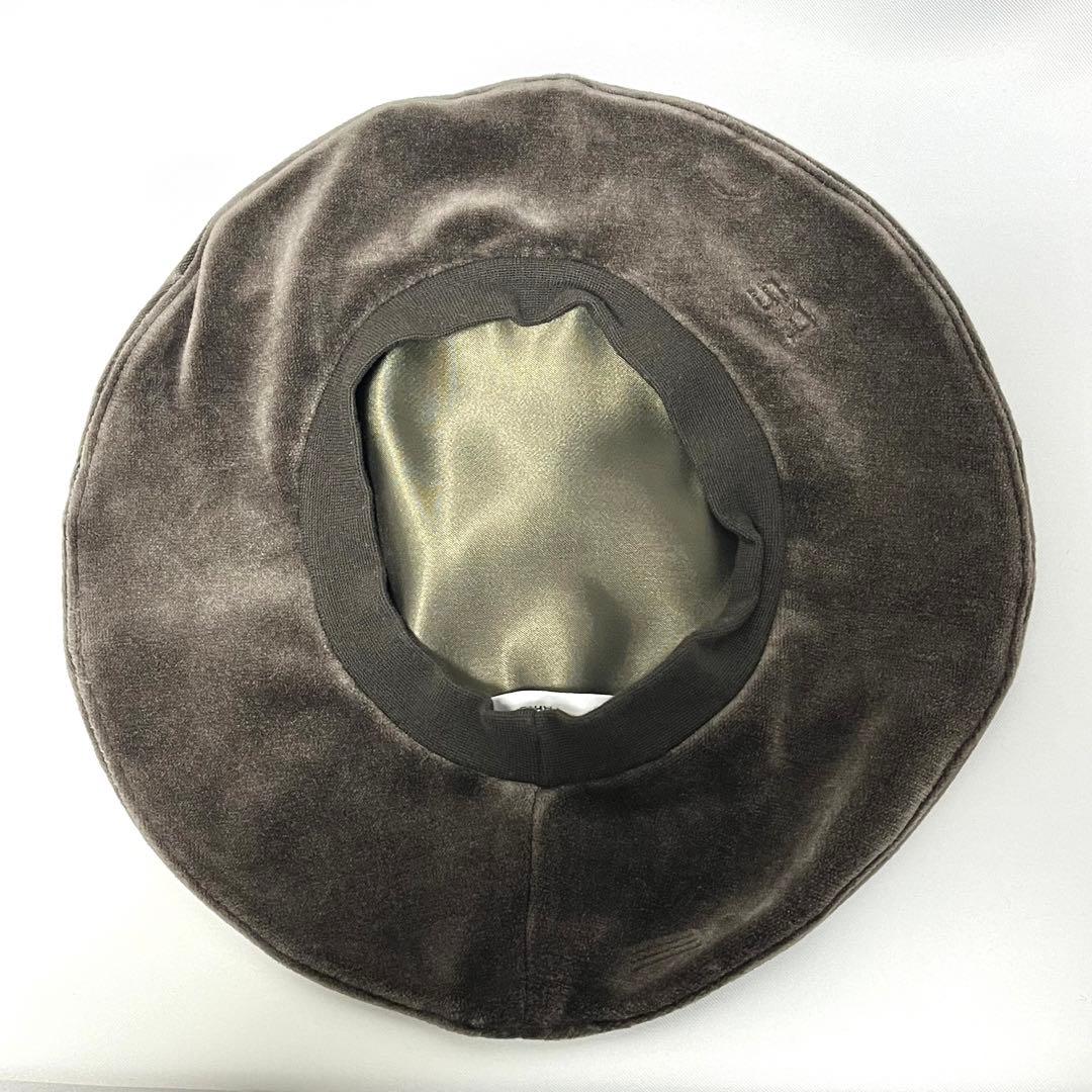 【新品】フランス製SONIA RYKIELヴィンテージBIG高級ベルベットベレー