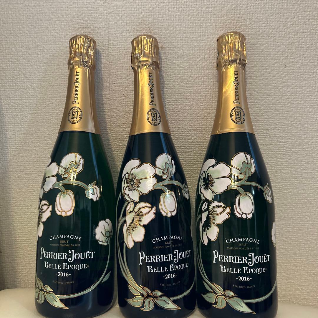 ベルエポック 2016 未開封 シャンパン　Belle Epoque 3本セット