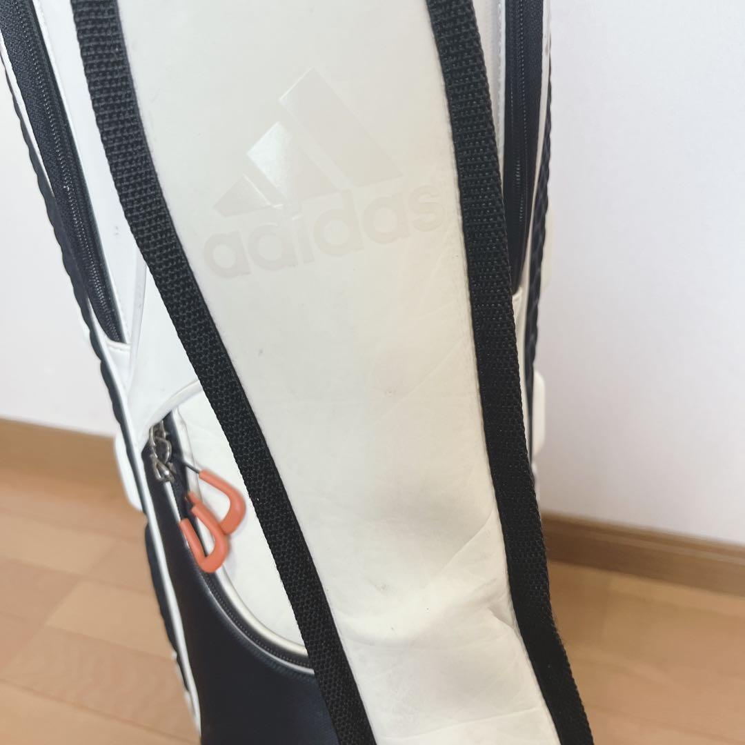 K259 adidas アディダス キャディバッグ ホワイト