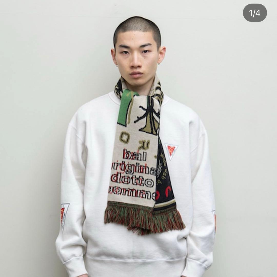 小物 bal original JACQUARD KNIT SOCCER SCARF