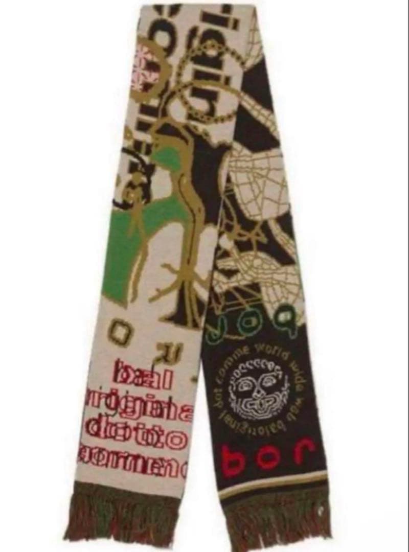小物 bal original JACQUARD KNIT SOCCER SCARF
