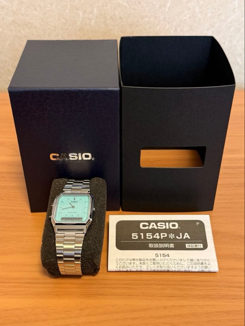 CASIO ティファニーブルー腕時計
