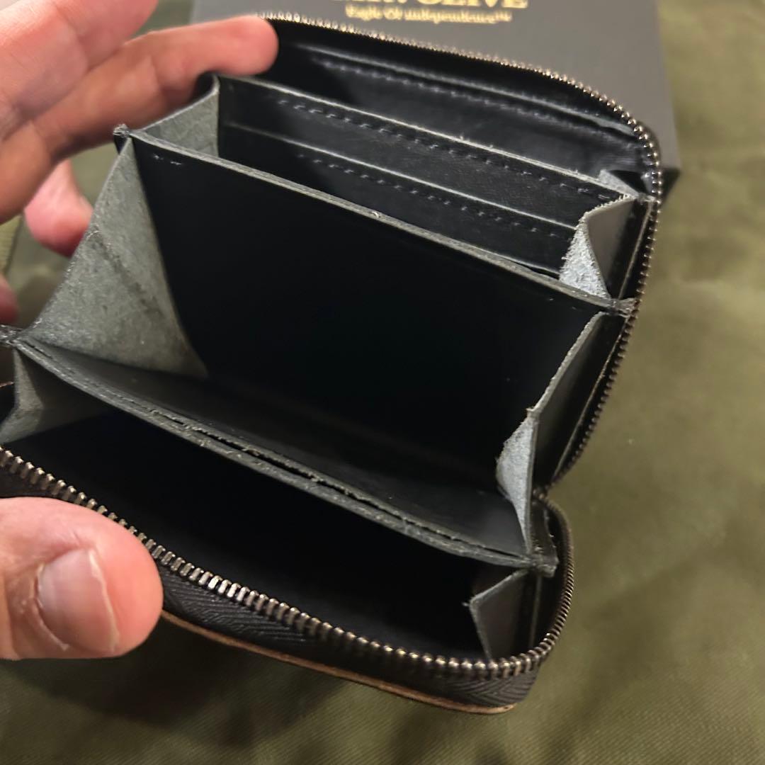MR.OLIVE，ミスターオリーブ　コンパクトウォレット ブラック