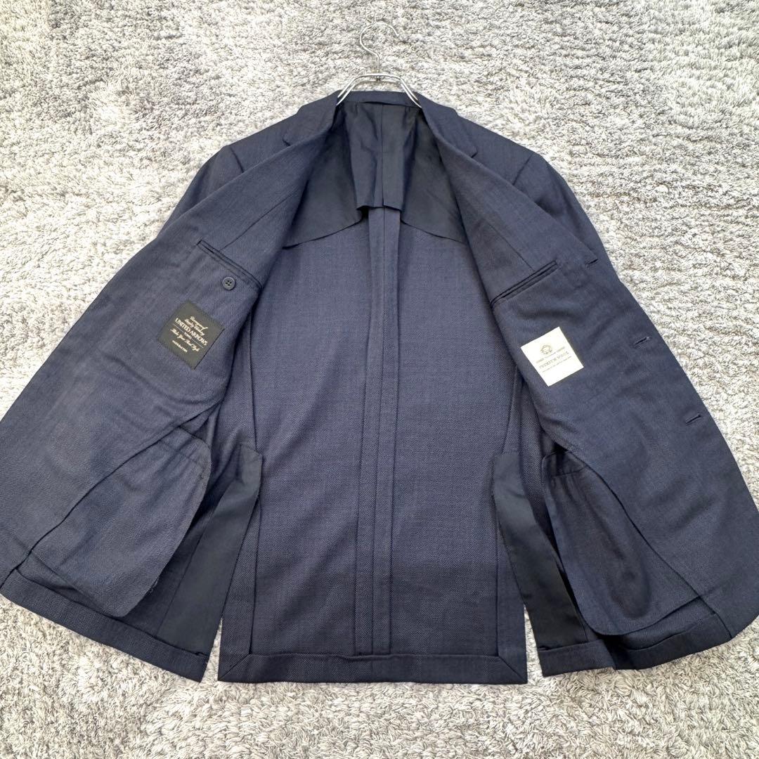 BYL 　s2158　ユナイテッドアローズ/46/紺/セットアップ/スーツ