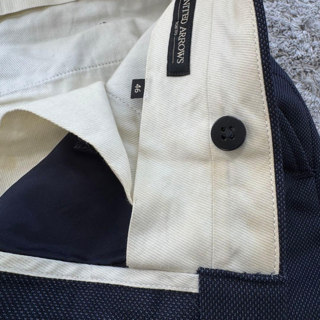 BYL 　s2158　ユナイテッドアローズ/46/紺/セットアップ/スーツ