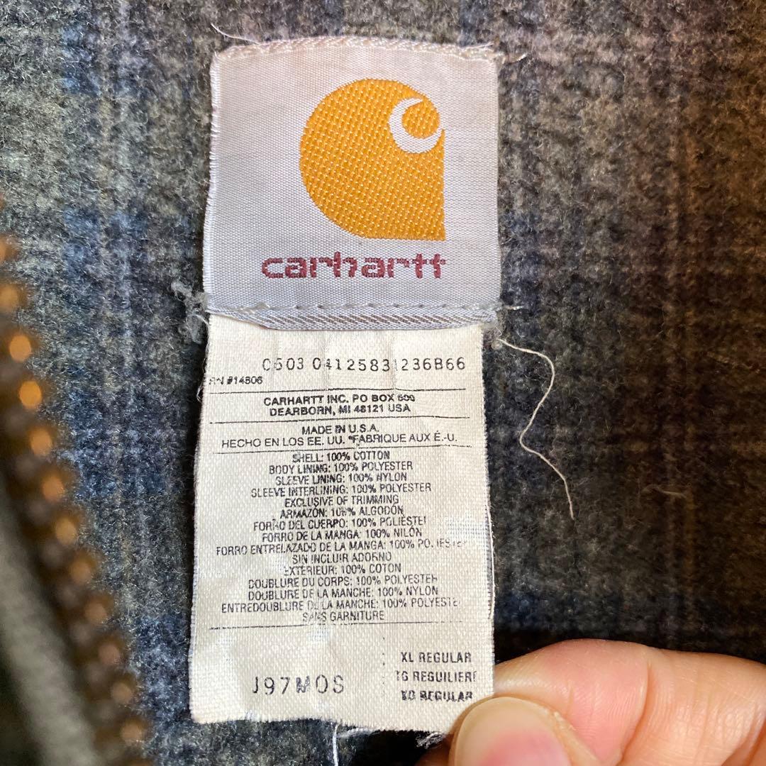 【。】カーハート デトロイトジャケット J97 MOS モスグリーン XL