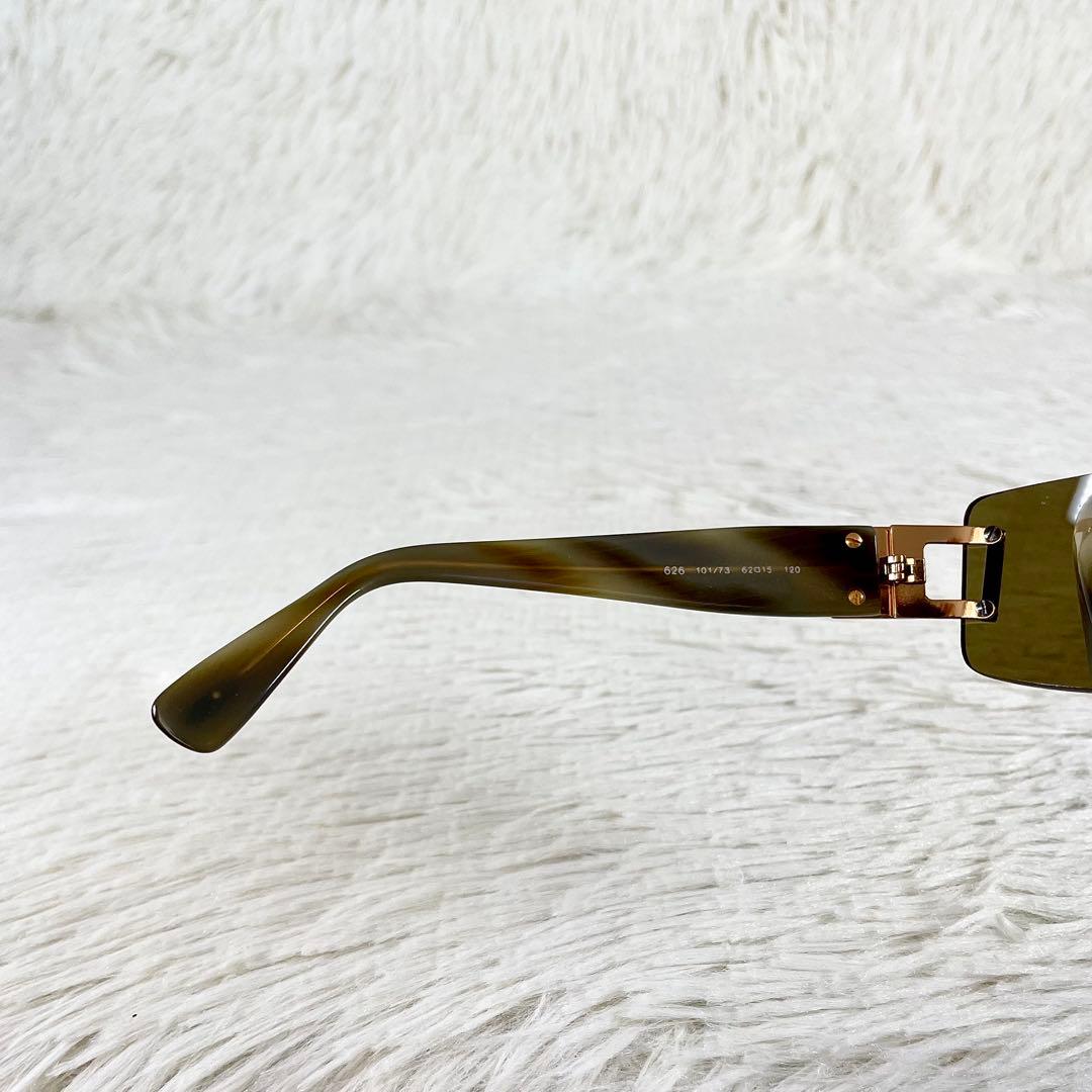 極美品　BVLGARI　サングラス　626　ブラウンレンズ　べっ甲柄テンプル