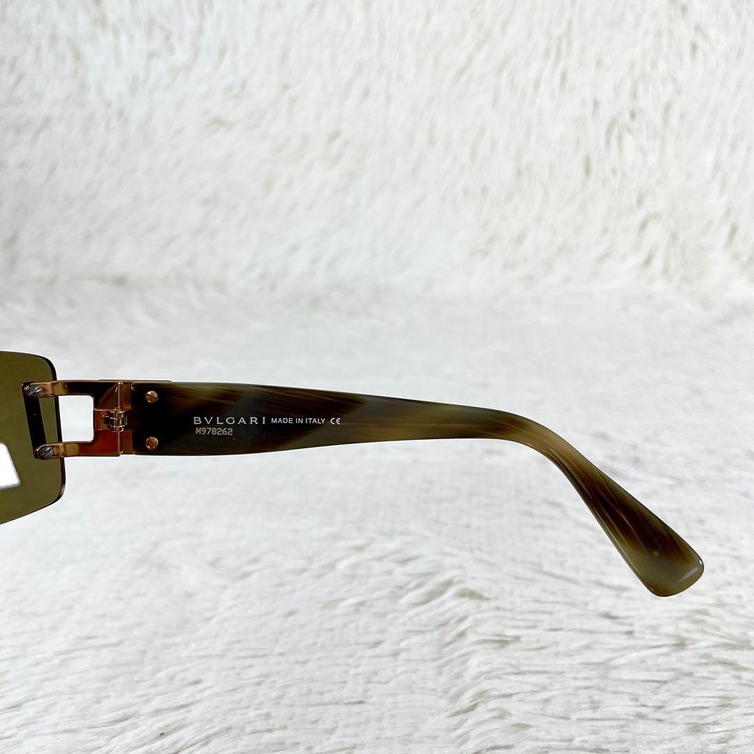 極美品　BVLGARI　サングラス　626　ブラウンレンズ　べっ甲柄テンプル