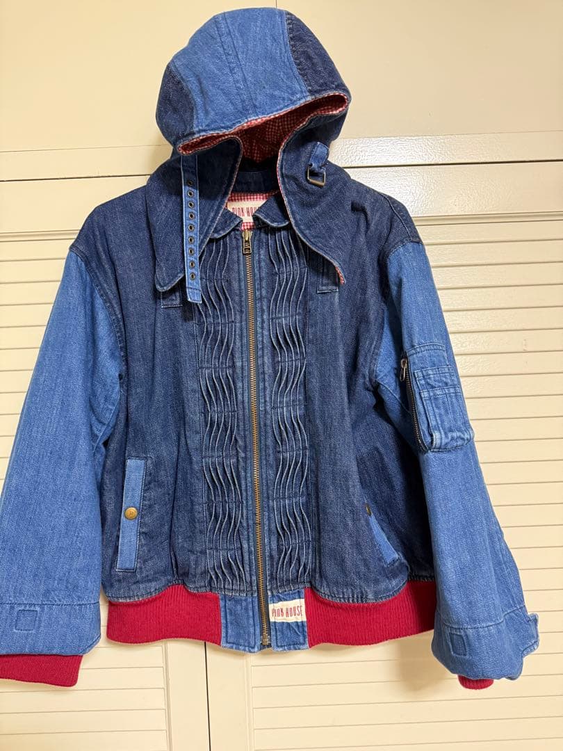 ☆かなり値下げ☆【希少・美品】厚手 秋冬 PINK HOUSE デニム ブルゾン