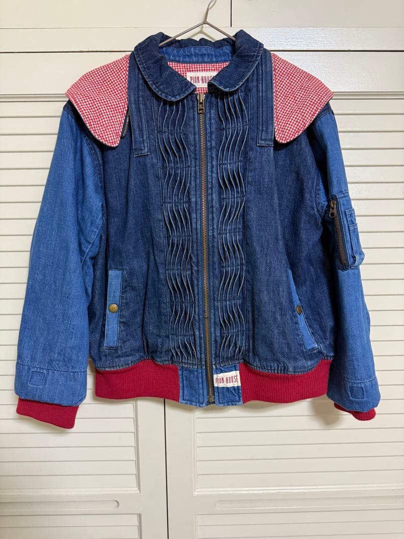 ☆かなり値下げ☆【希少・美品】厚手 秋冬 PINK HOUSE デニム ブルゾン