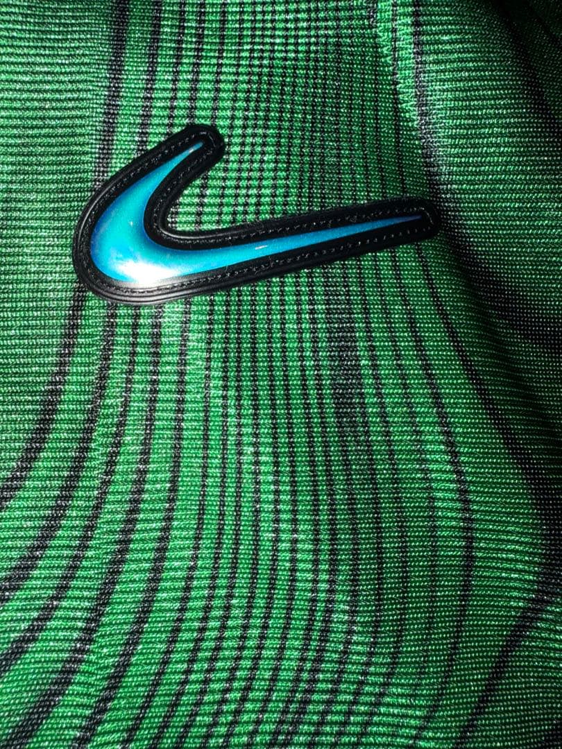 Nike Off-White 長袖ジャージ グリーン　ゲームシャツ