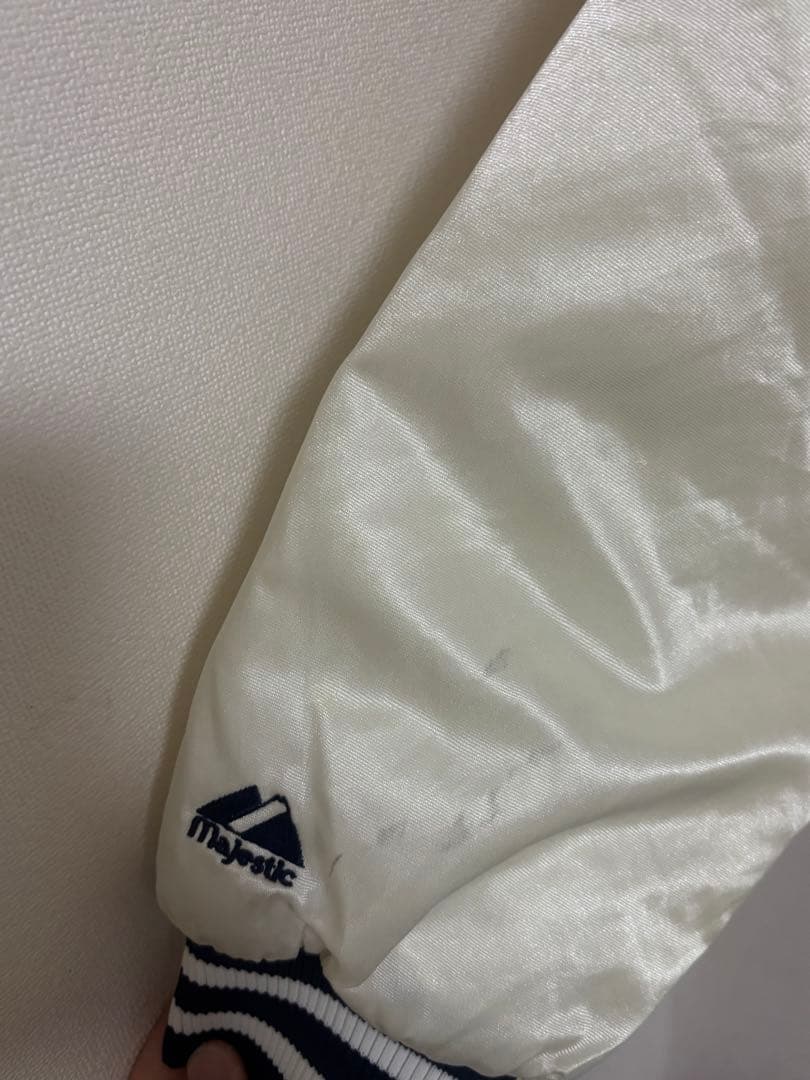 Yankees Majestic サテンジャケット L 希少カラー90s