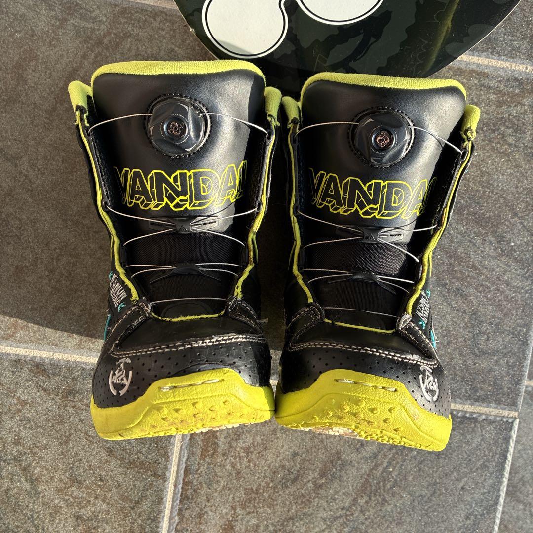 k2 MINI TURBO 110 キッズスノーボード板三点セットブーツ21cm