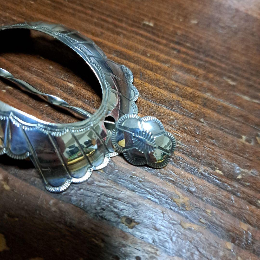 Navajo ナバホ族・スタンプワーク のかんざしタイプ インディアンジュエリー