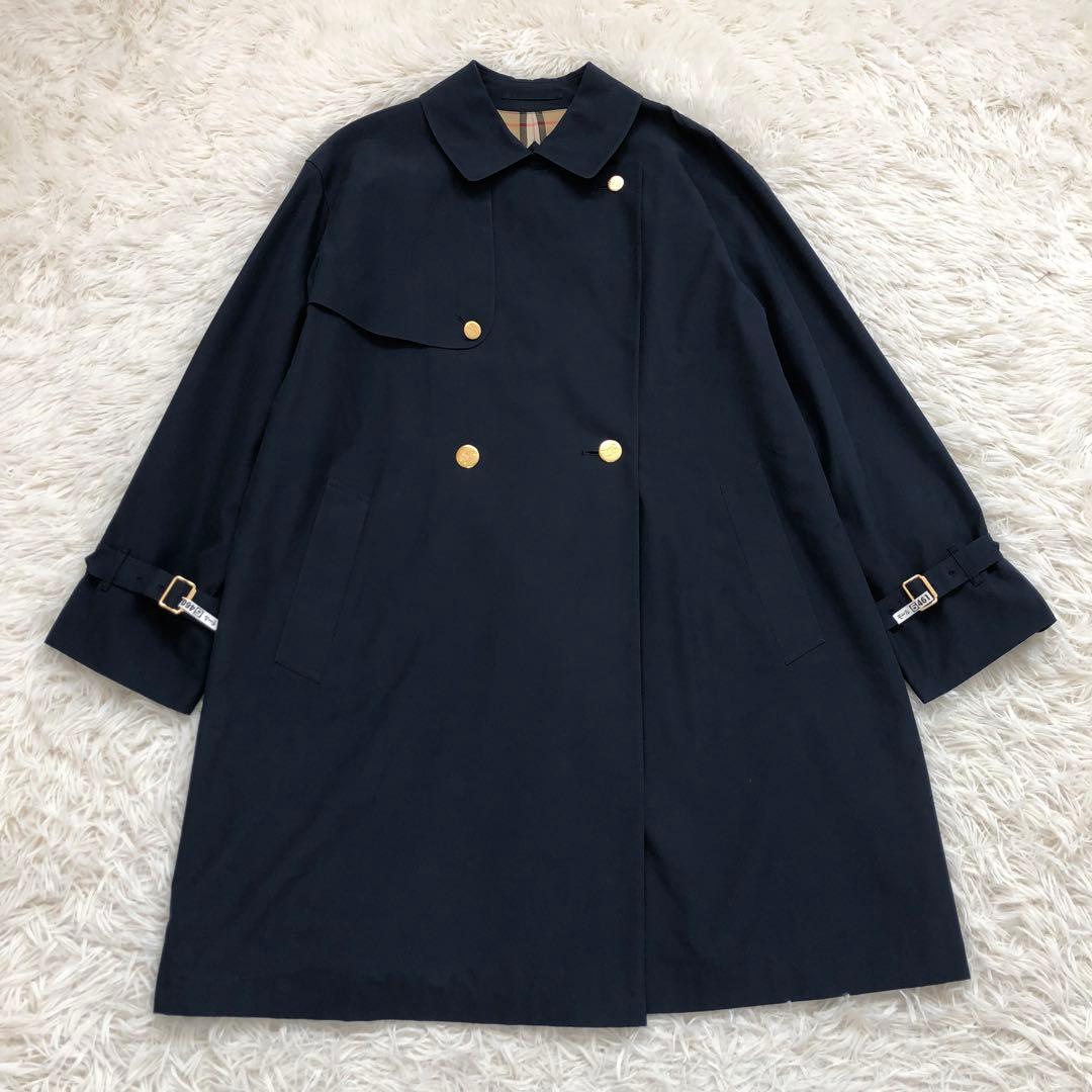 入手困難✨バーバリー トレンチコート 金ボタン ホースロゴ　ノバチェック