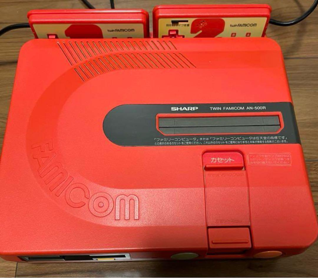 SHARP Twin Famicom AN-500R レッド動作品