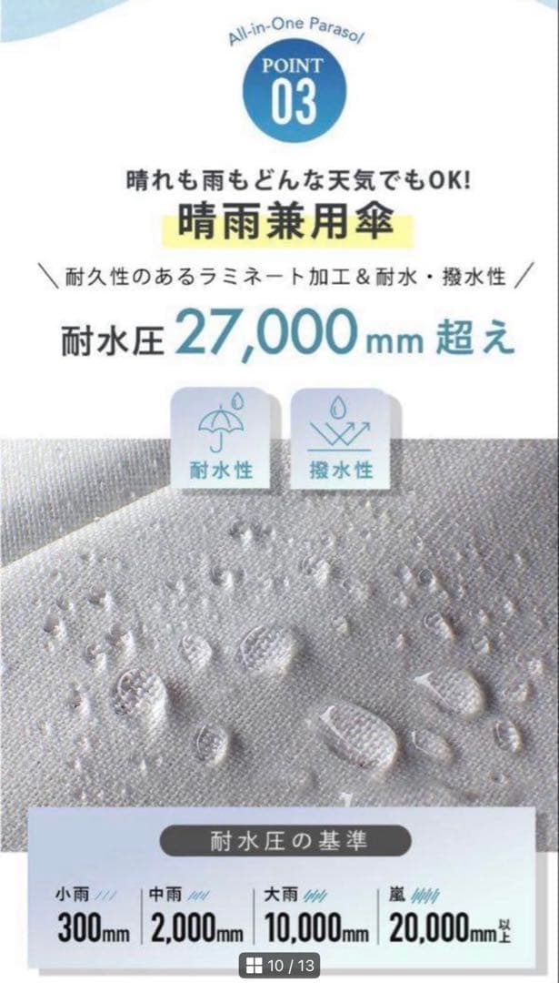 COKAGE+ ACTIVE☀️自動開閉 55cm 切り継ぎ パウダーブルー