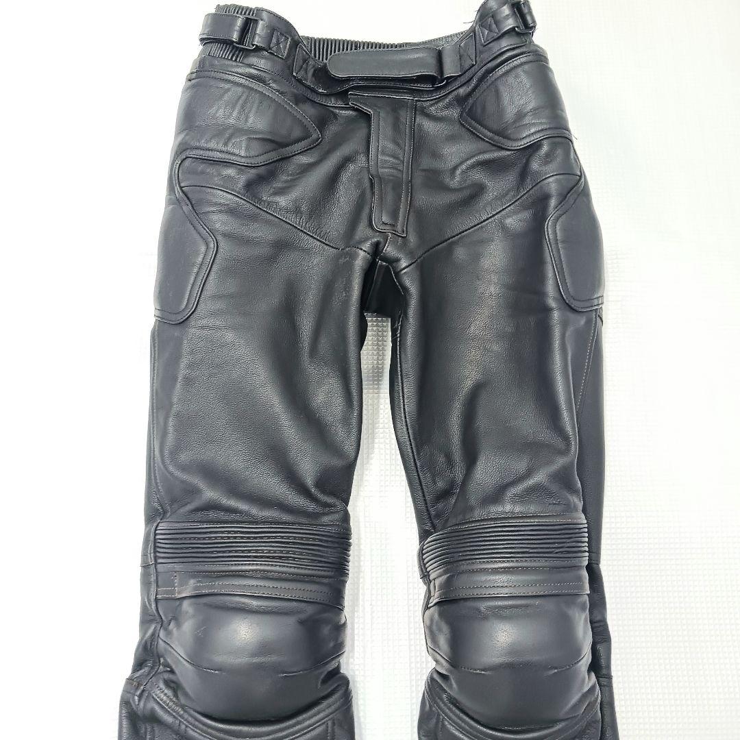 NANKAI　ライダースパンツ 膝プロテクター　ブラック　レザー　LLサイズ