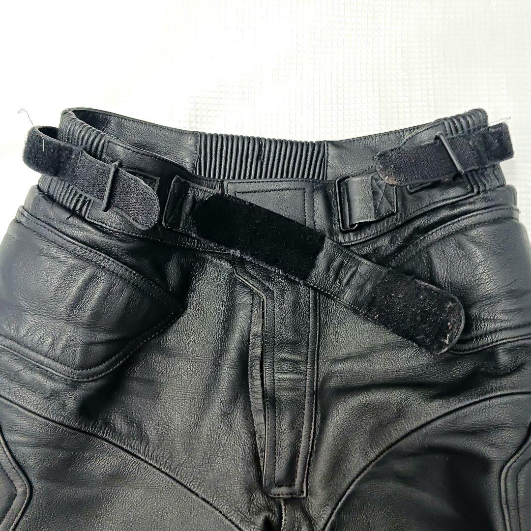 NANKAI　ライダースパンツ 膝プロテクター　ブラック　レザー　LLサイズ