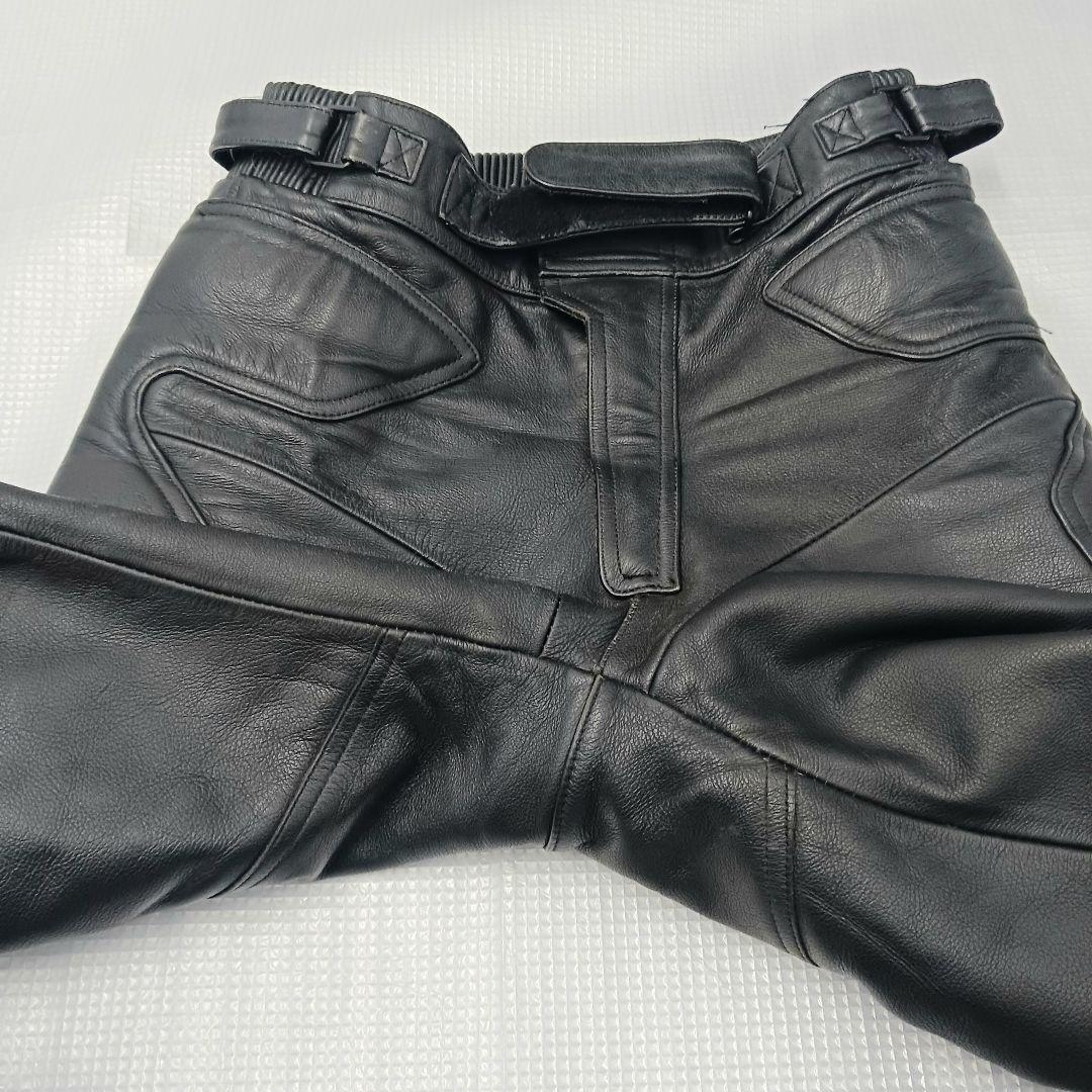 NANKAI　ライダースパンツ 膝プロテクター　ブラック　レザー　LLサイズ