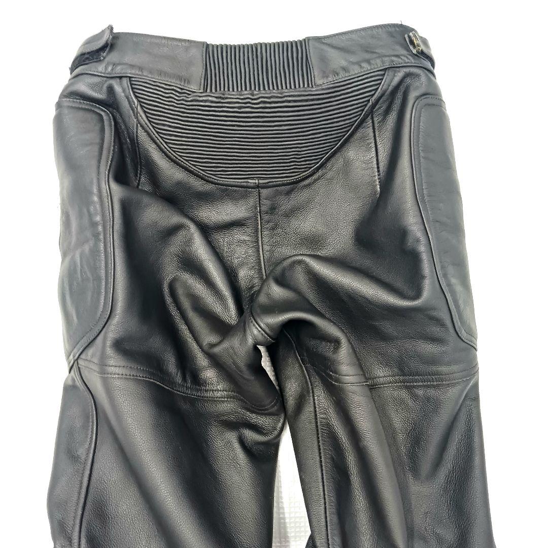 NANKAI　ライダースパンツ 膝プロテクター　ブラック　レザー　LLサイズ