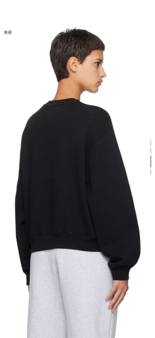 Alexander Wang スウェット ロゴ入り クルーネック トレーナー