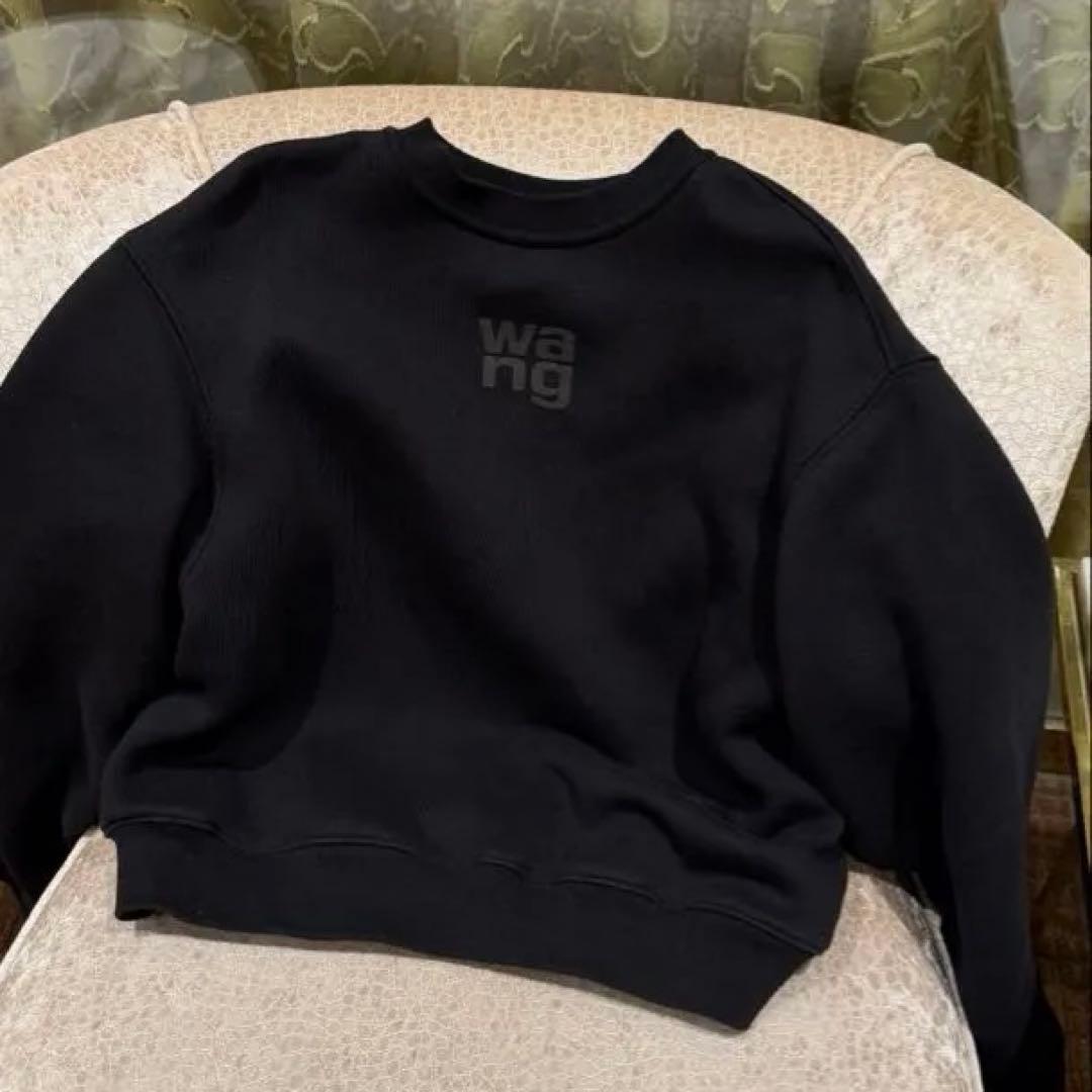 Alexander Wang スウェット ロゴ入り クルーネック トレーナー