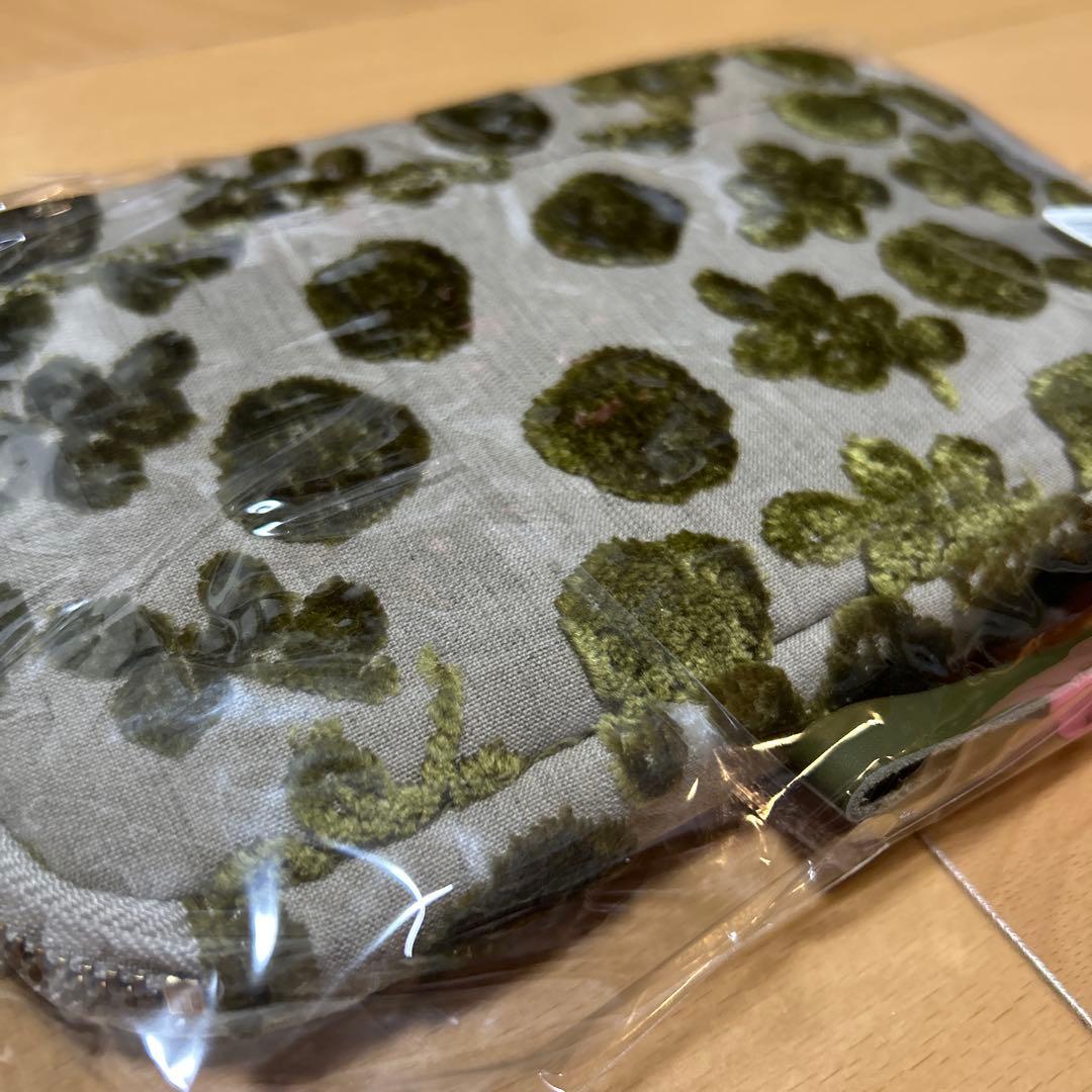 ほぼ日　ひきだしポーチ姉　高野口パイル　花絨毯