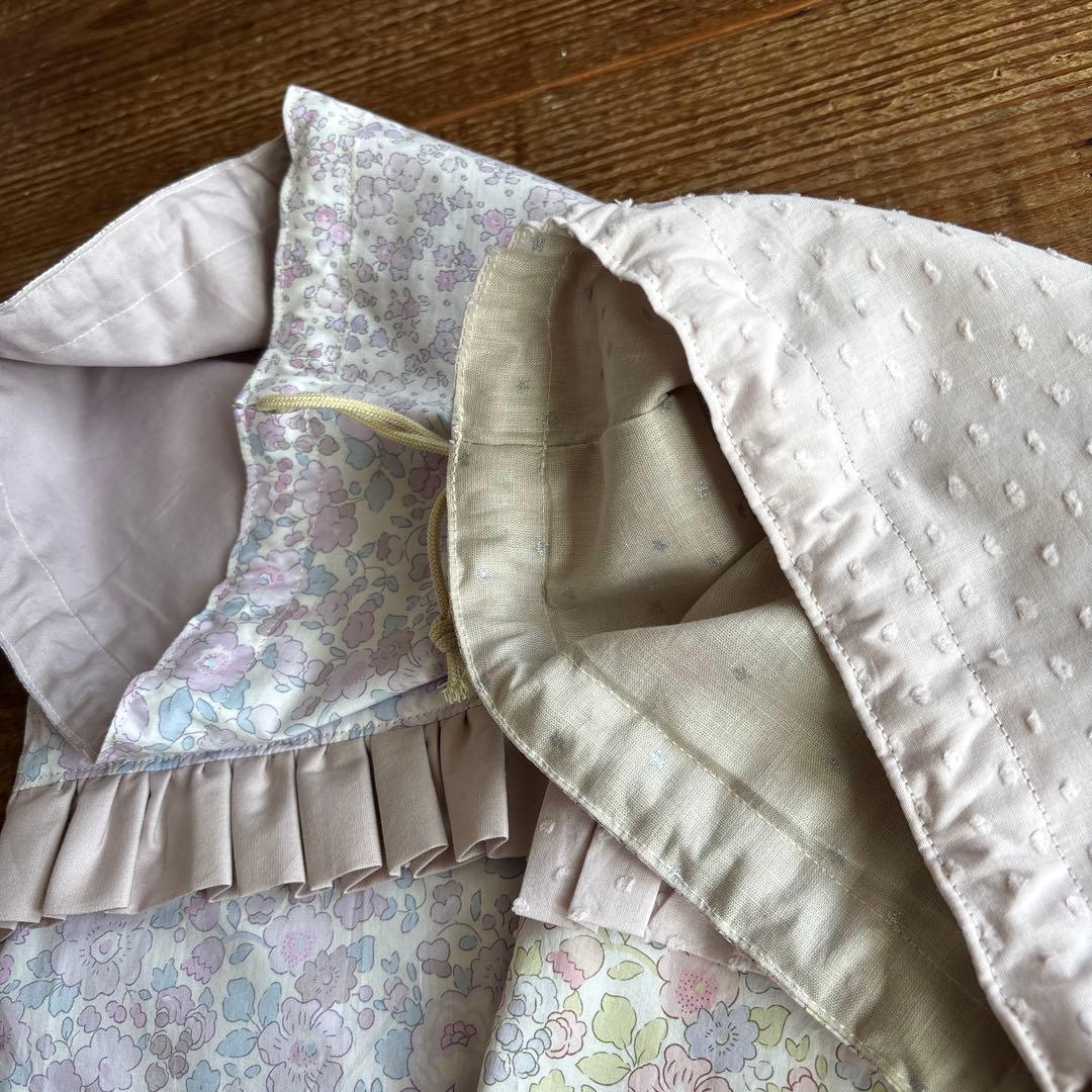 こぶた☆リバティ　カトラリーケースと巾着