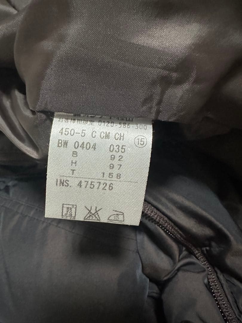 MEMORY. フード付きダークブラウンロングコート