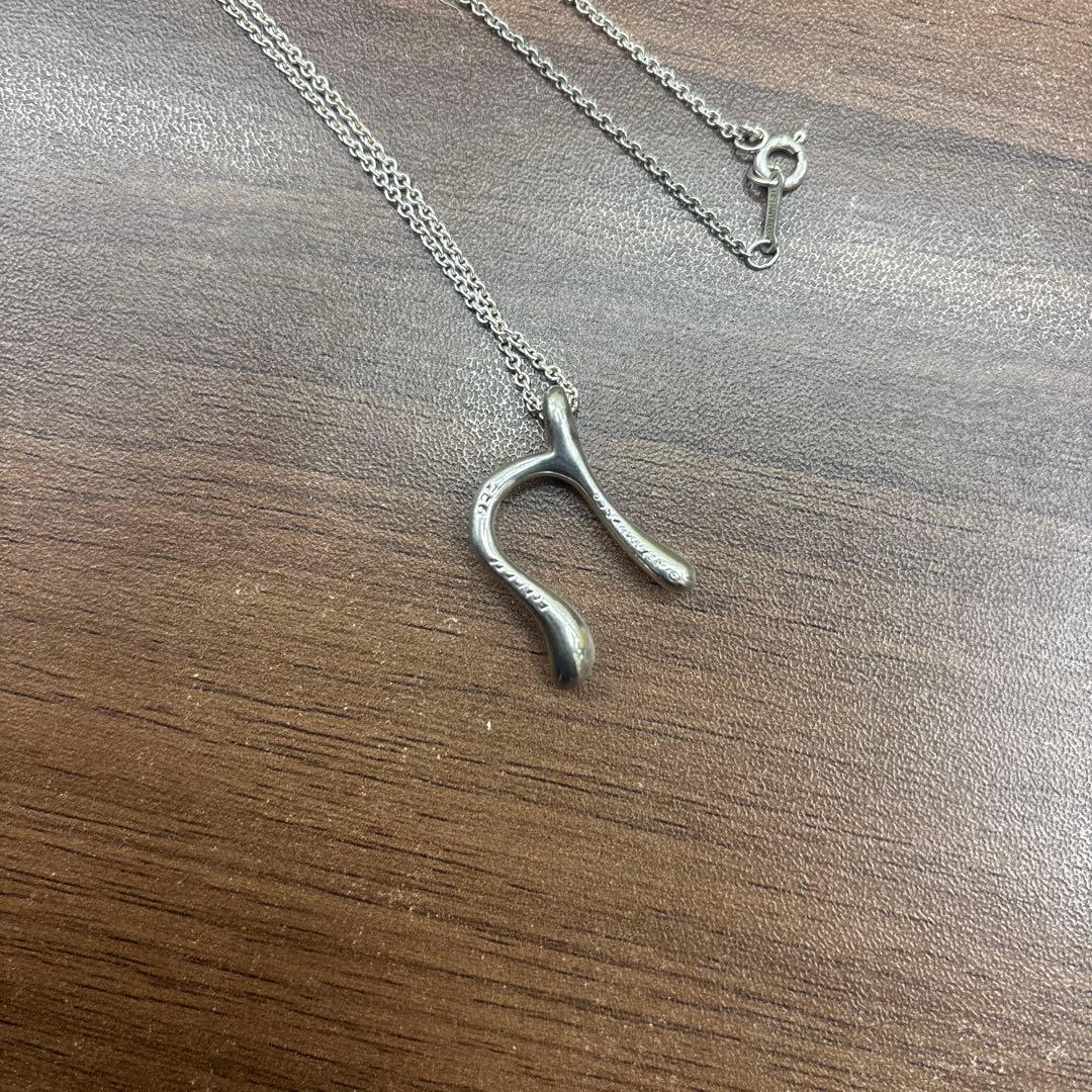 Tiffany ティファニー N イニシャル ロングネックレス シルバー 925
