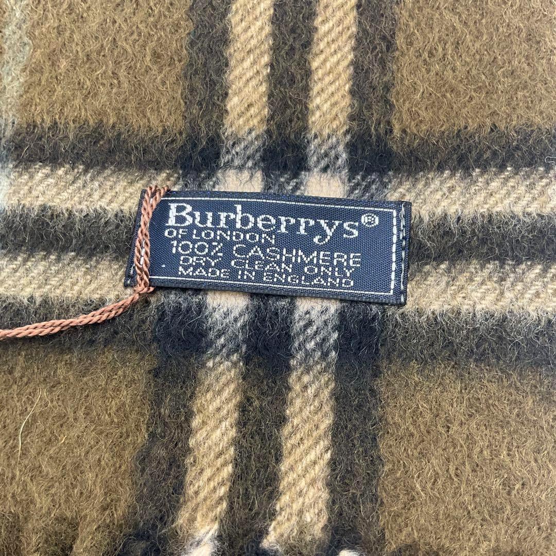 【未使用】希少色 バーバリー Burberrys マフラー タグ付 カシミア