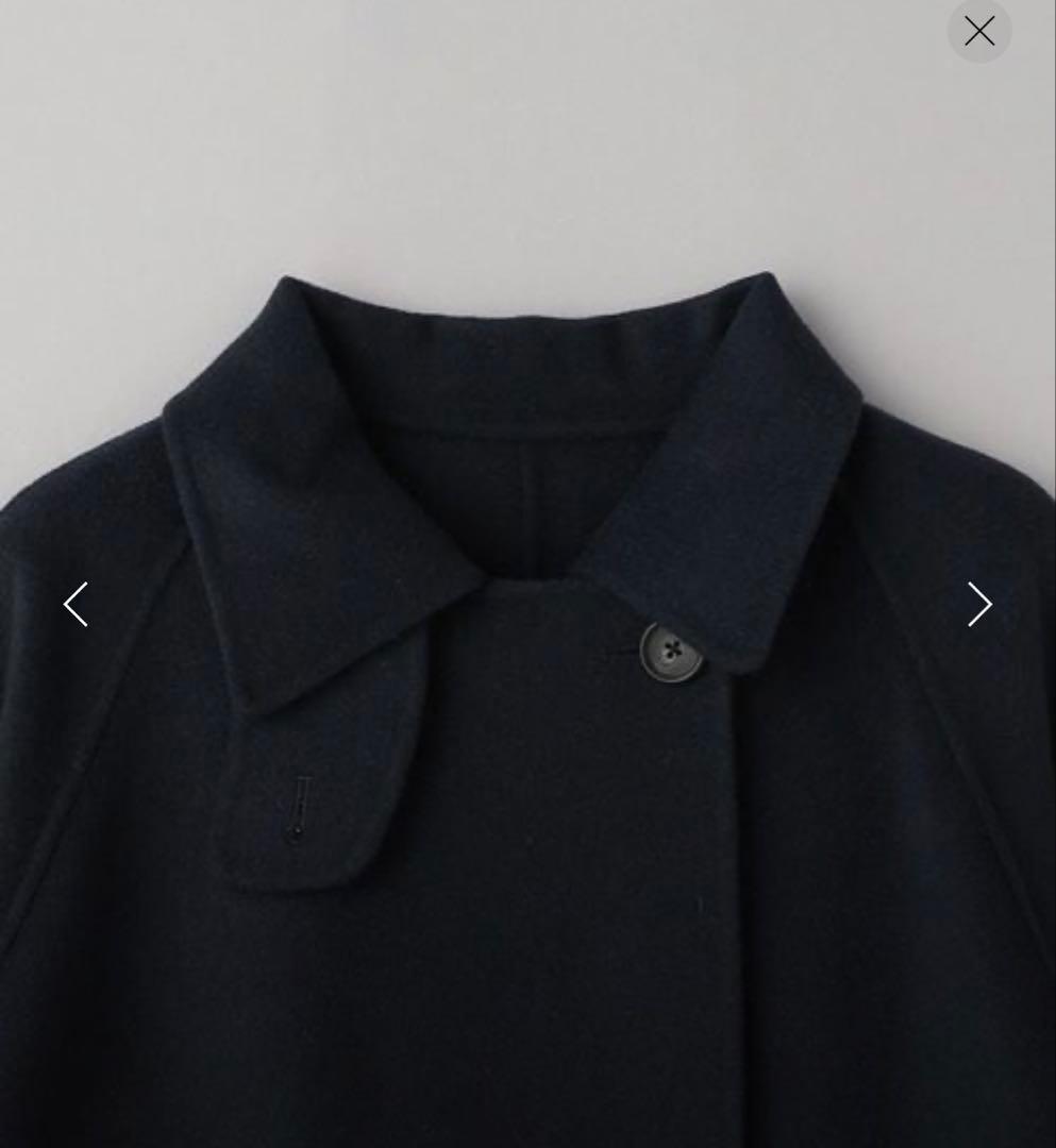 beauty&youth リバーポンチョコート　Mサイズ　ネイビー