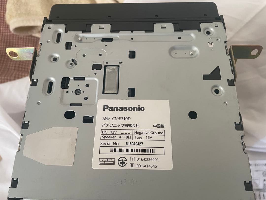 Panasonic CN-E310D ２０１８年地図メモリーカーナビ 配線一式